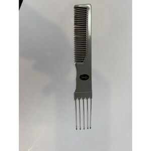Vintage GOODY Hair Lift Pick Comb Gray 8" Long Plastic